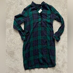 GAP Plaid Shirt Dress NWT